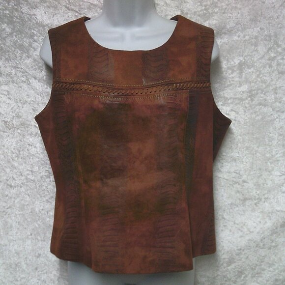 Rosemary Women's jacket skirt vest set faux lether size-13-15 - Picture 8 of 16